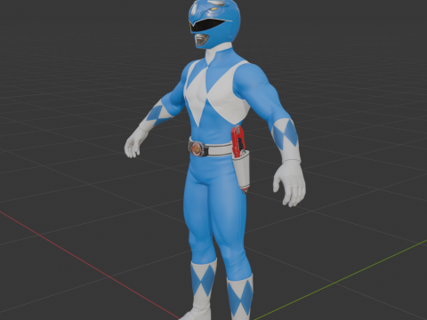 Blue Ranger - Fortnite Model 3D