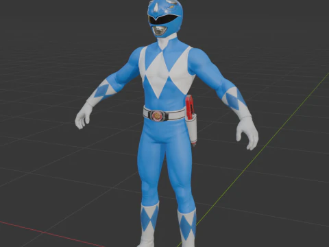 Blue Ranger - Fortnite 3D Model