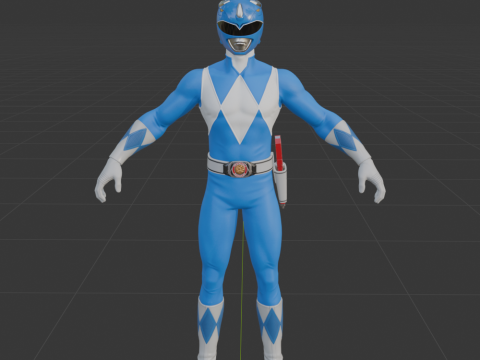 Blue Ranger - Fortnite Model 3D