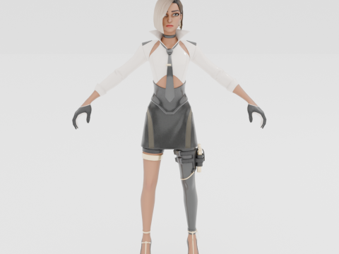 Antonia - Fortnite 3D Modell