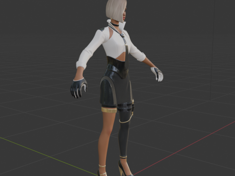 Antonia - Fortnite 3D 模型