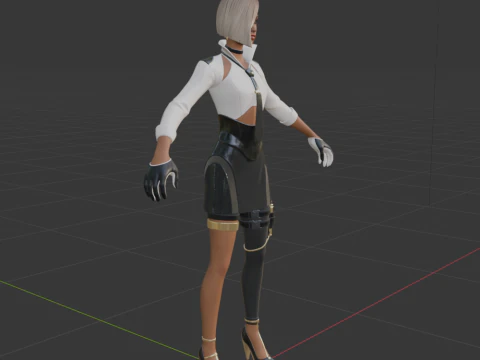 Antonia - Fortnite 3D Model