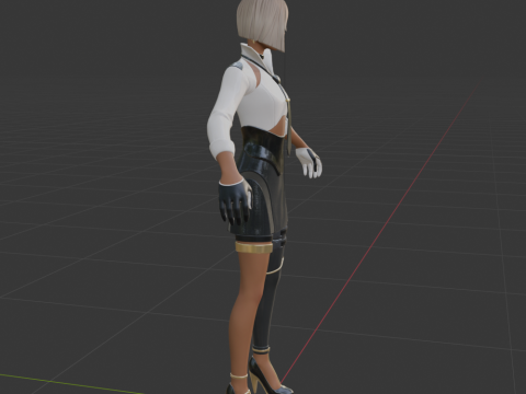 Antonia - Fortnite 3D 模型