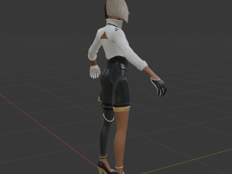 Antonia - Fortnite 3D Model