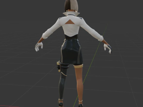 Antonia - Fortnite 3D Model