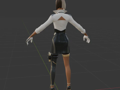 Antonia - Fortnite 3D Model