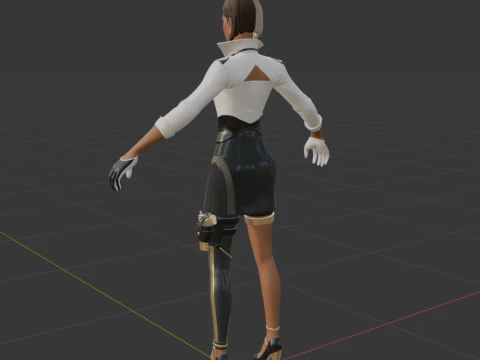 Antonia - Fortnite 3D Model