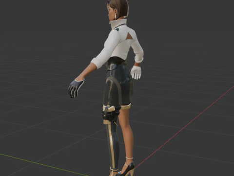 Antonia - Fortnite 3D Model