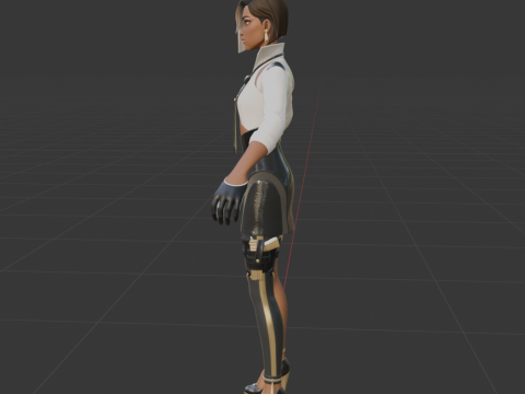 Antonia - Fortnite 3D 模型