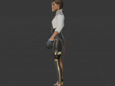 Antonia - Fortnite 3D Model