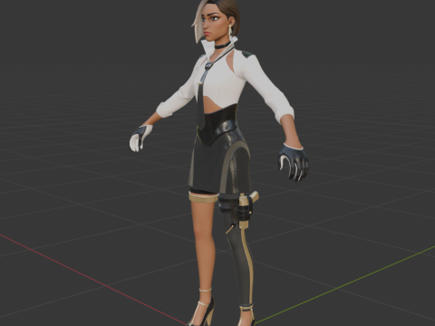 Antonia - Fortnite 3D 模型