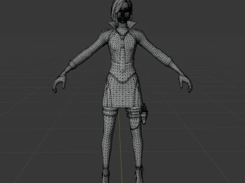 Antonia - Fortnite 3D Model