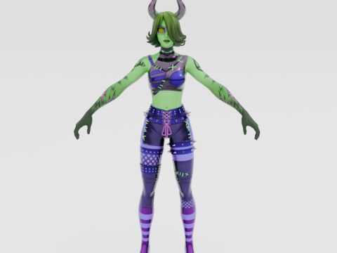 Ravina - Fortnite 3D Modell
