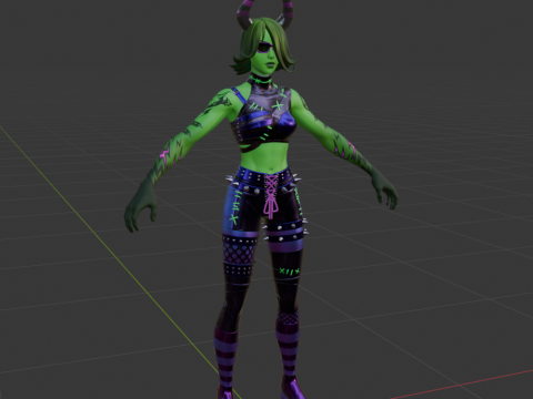 Ravina - Fortnite 3D Model