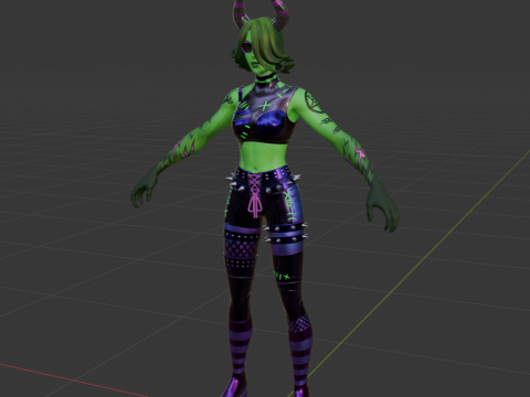 Ravina - Fortnite 3D Model
