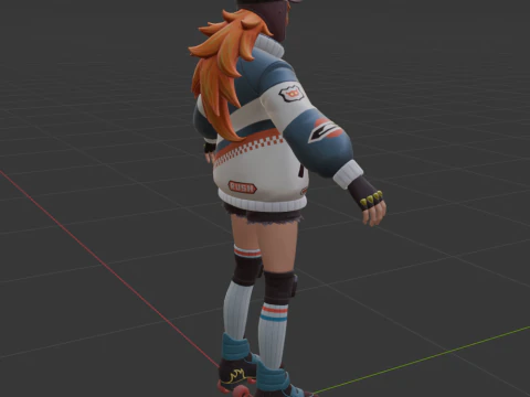 Lina Scorch - Fortnite 3D Model