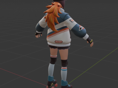 Lina Scorch - Fortnite 3D Model