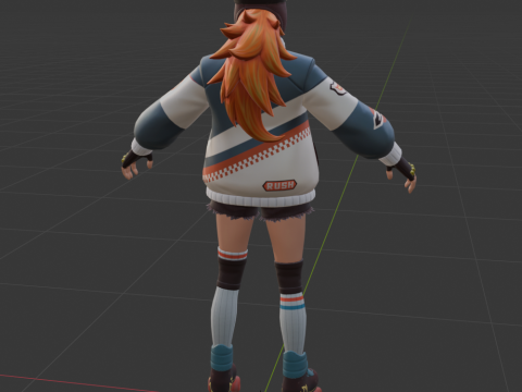Lina Scorch - Fortnite 3D Model