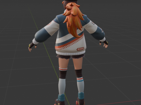 Lina Scorch - Fortnite 3D Model
