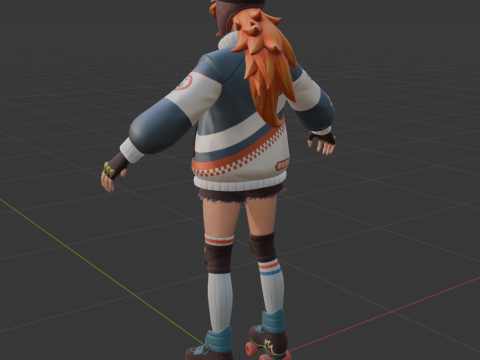 Lina Scorch - Fortnite 3D Model