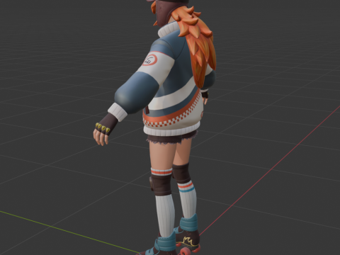 Lina Scorch - Fortnite 3D Model