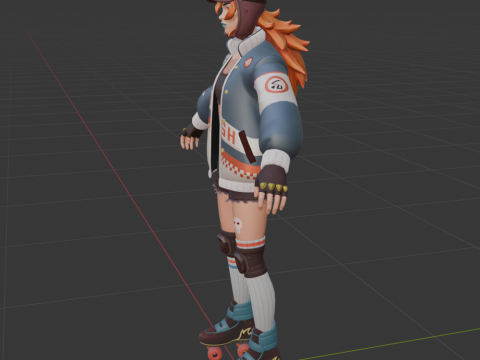 Lina Scorch - Fortnite 3D Model