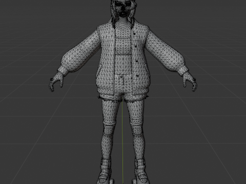 Lina Scorch - Fortnite 3D Model