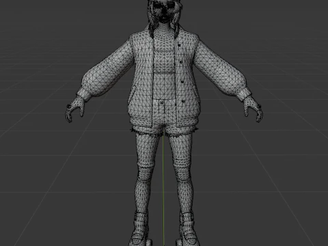 Lina Scorch - Fortnite 3D Model