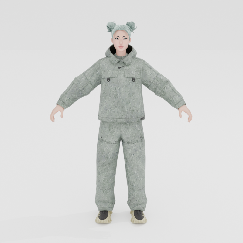 Eva - Fortnite 3D Model .c4d .max .obj .3ds .fbx .stl .blend 