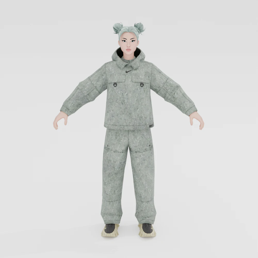 Eva - Fortnite 3D Model .c4d .max .obj .3ds .fbx .stl .blend 