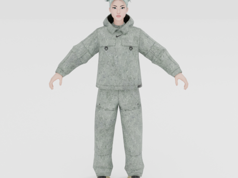 Eva - Fortnite 3D Modell