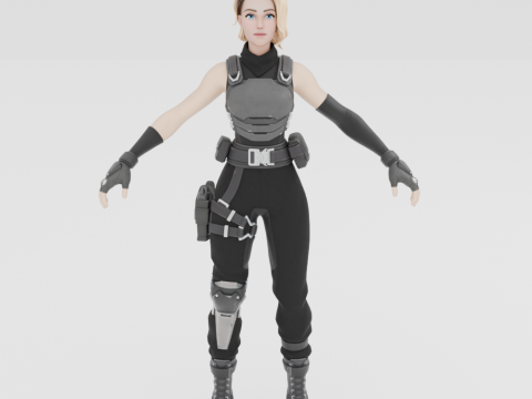 Impact - Fortnite 3D Modell