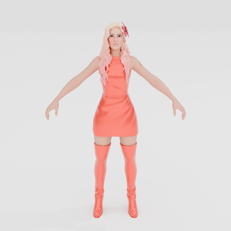Impact - Fortnite Model 3D .c4d .max .obj .3ds .fbx .stl .blend