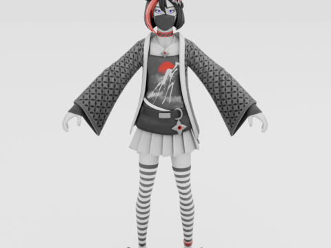 Miyako - Fortnite Model 3D
