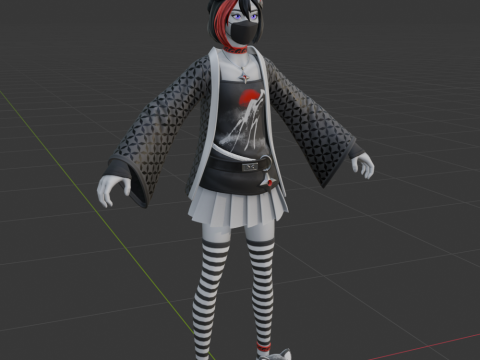 Miyako - Fortnite 3D 模型
