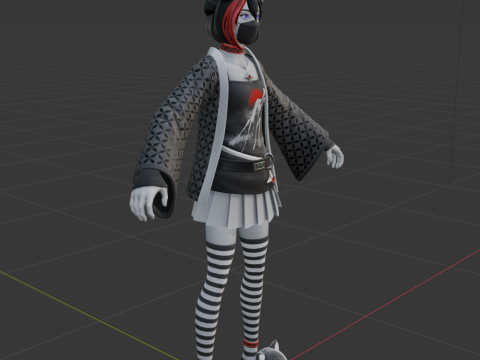 Miyako - Fortnite 3D 模型