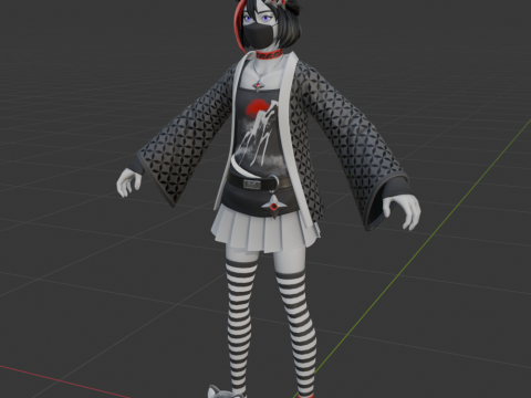 Miyako - Fortnite 3D 模型