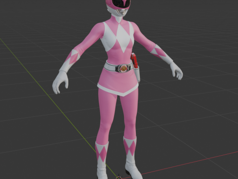 粉红游侠 - Fortnite 3D 模型