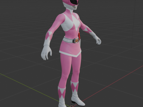 粉红游侠 - Fortnite 3D 模型