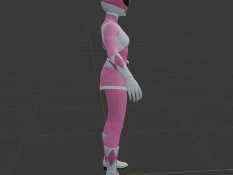 Pink Ranger - Fortnite 3D Model