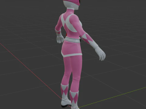 Pink Ranger - Fortnite 3D Model