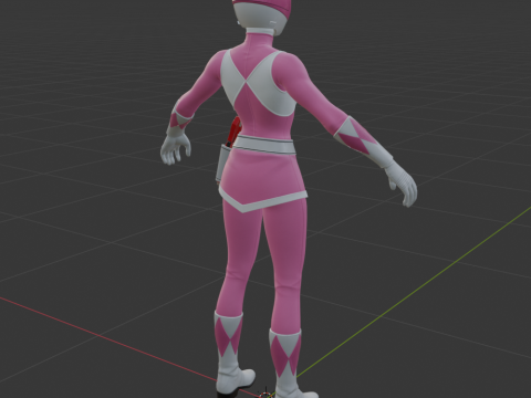 粉红游侠 - Fortnite 3D 模型