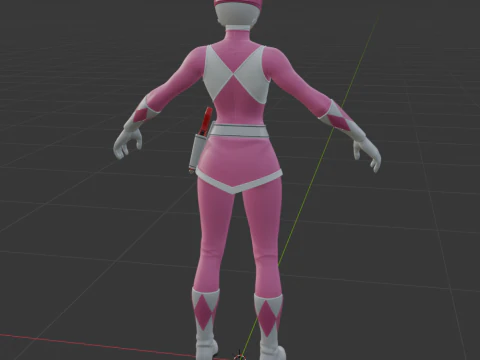Pink Ranger - Fortnite 3D Model