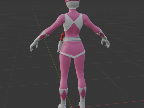 粉红游侠 - Fortnite 3D 模型