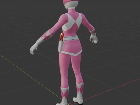 Pink Ranger - Fortnite 3D Model