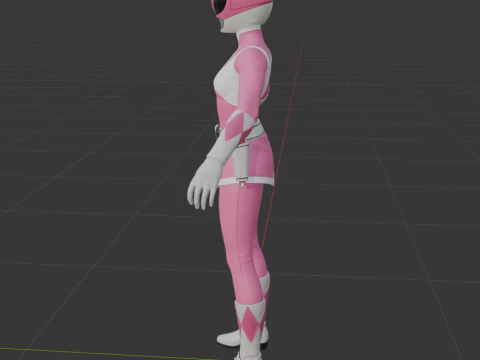 Pink Ranger - Fortnite 3D Model
