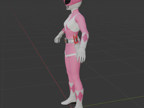 Pink Ranger - Fortnite 3D Model