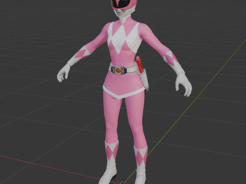 粉红游侠 - Fortnite 3D 模型