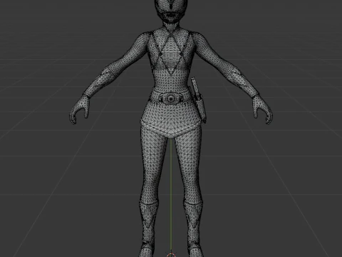 Pink Ranger - Fortnite 3D Model