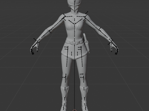 粉红游侠 - Fortnite 3D 模型